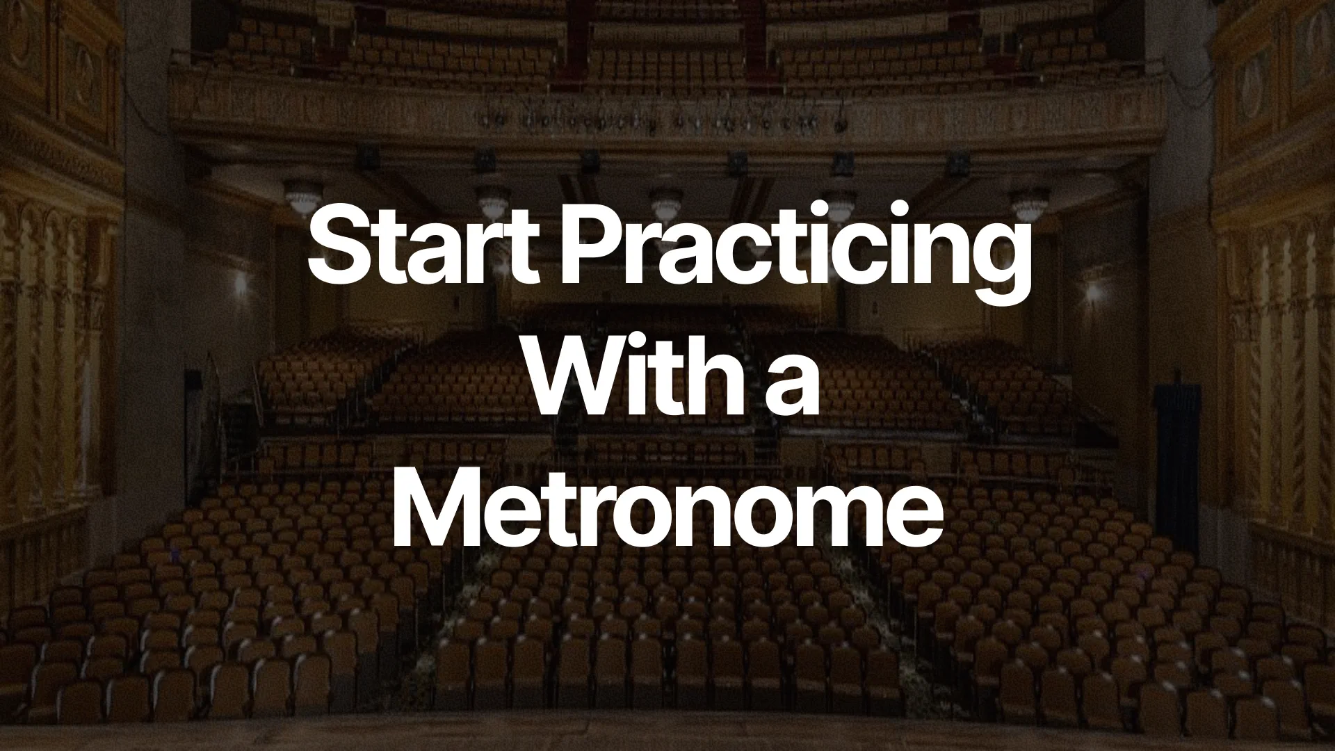 Beginner musician matching a short practice passage to a metronome set at 60 BPM